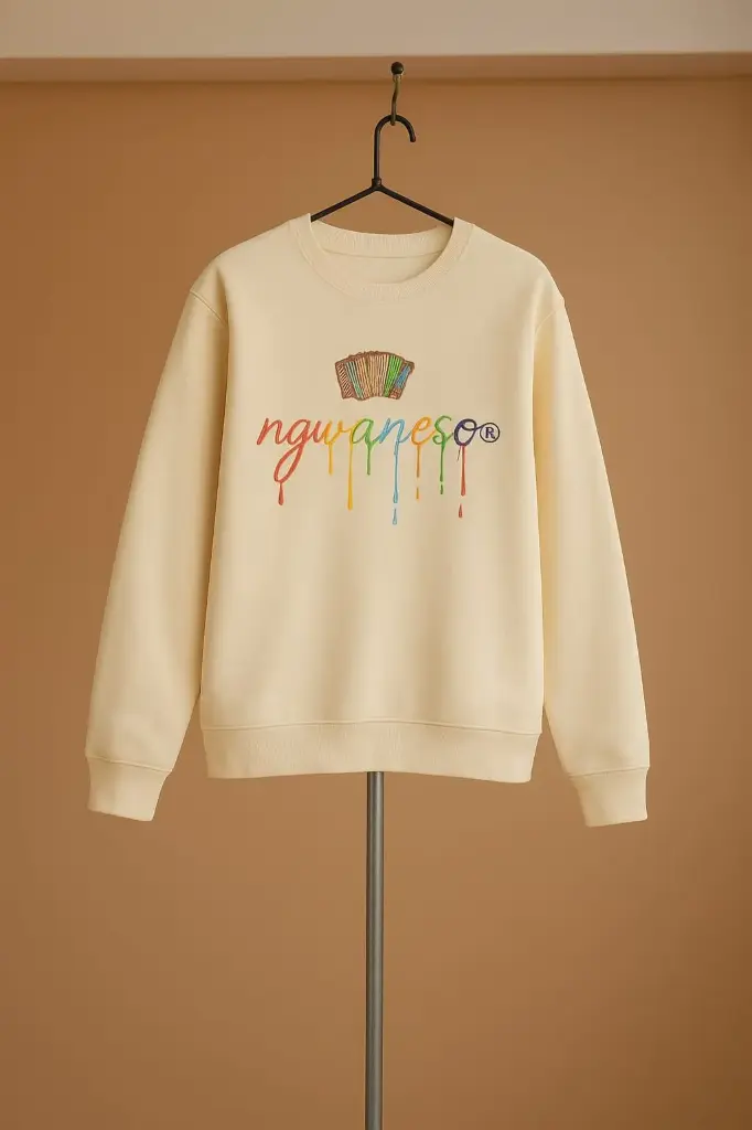 Cream Ngwaneso Unisex Sweat top