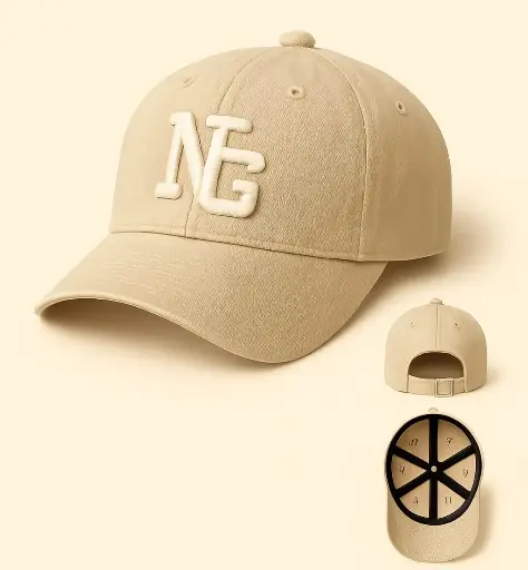 Beige "NG" Classic Baseball Cap